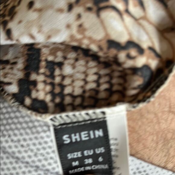 Snake Print Wrap Dress - Picture 2 of 2